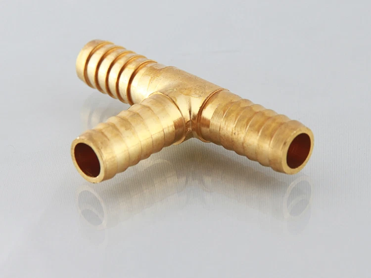 AIGNIP Brass Barbed T Piece for Hose 2-25mm in range,pipe air water oil ,LPG Etc