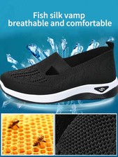 Orthopedic Shoes for Women Slip on Ladies Breathable Mesh Wedge Walking Running