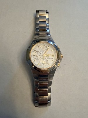 Seiko 7T62-0DP0 Men 100m Sapphire Analog Quartz Alarm Chronograph