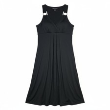 INC Dress XL Black Embellished Empire Waist Evening Wear Cocktail NWT