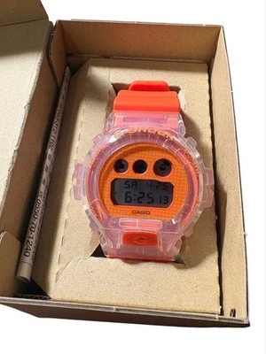 Casio G-Shock DW-6900GL-4JR Orange Clear Digital Watch New Japan