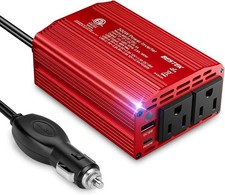 BESTEK Power Inverter DC 12V to AC 110V - 300W Car Plug Adapter Outlet with PD30