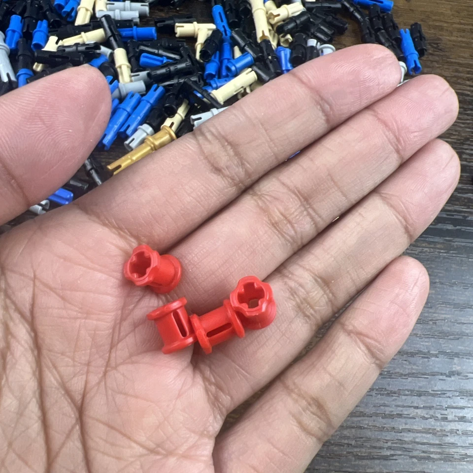 1.5 Oz Of Genuine LEGO Technic Pins - Multicolor -Black/Blue/Gray/Teal OEM - Image 2 of 4
