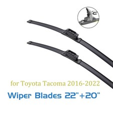 2,For Toyota Tacoma 2016-2022 Windshield Wiper Blades 22 20 Front J-hook