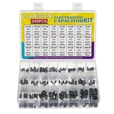 Electrolytic Capacitor Assortment Kit 24 Values 0.1uF 1000uF Aluminum 10V 50V fo