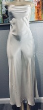 Vtg Victoria's Secret Silk Cowl Dress Nightgown M
