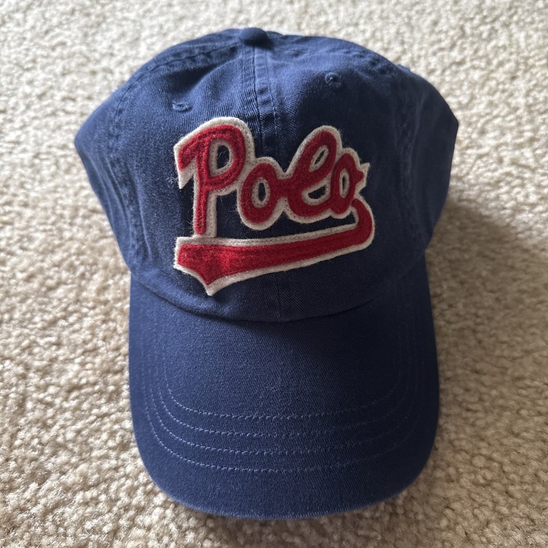 Vintage Polo Ralph Lauren Golf Script Strapback Hat