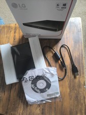 LG GP55EX70 Ultra Slim Portable DVD Writer Windows/Mac - Black - External