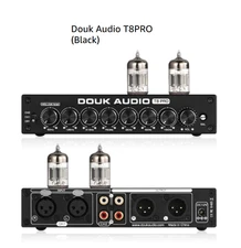 Douk Audio T8 Pro 7-band Tube EQ Equalizer Stereo Balanced XLR / RCA Preamp