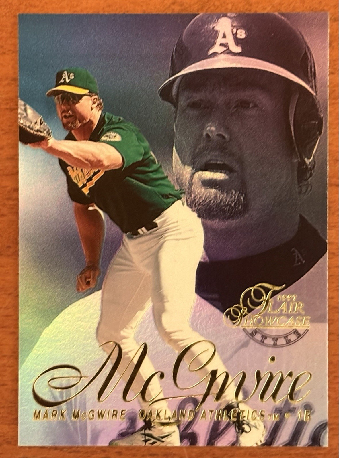 Fleer 1997 Flair Showcase Mark McGwire #52 Row 2