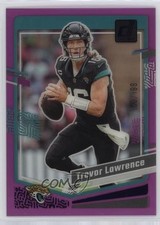 2023 Panini Clearly Donruss Purple 196/199 Trevor Lawrence #23 10j9