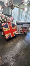 Victrola Collector Record/Vinyl Storage Cases Holds 30 Records UK Flag