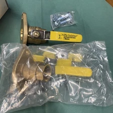 2 Pack! 1" IPS Threaded Isolator Pump Flange Valve by Webstone, #40404