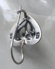 Sterling Silver 925 Drop Heart Earrings Dainty Lightweight New in Package — photo 2