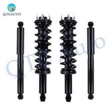 Front Quick Complete Strut-Rear Shock To 2015-2022 Chevy Colorado Exc RWD Gas