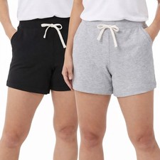 32 Degrees Cool Cotton Blend Shorts 2-Pack Women M NWT