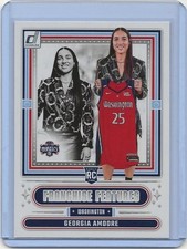 2025 Panini Donruss Franchise Features Georgia Amoore WNBA #20 Mystics RC