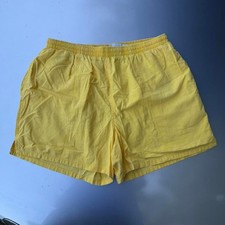 Vintage 1980s 70s Winners Yellow cotton shorts - ideal for summer