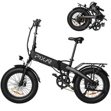 Bicicletta elettrica Pixar Star 1 500W 48V 15AH 20'' eBike pieghevole Shimano 7 velocità IT