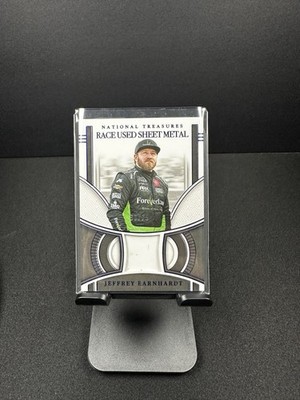 2024 National Treasures Jeffrey Earnhardt #RUS-JET Race Used Sheet Metal /75