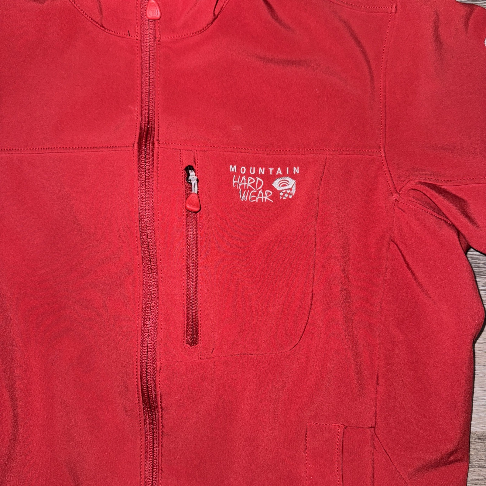 Mountain Hardwear Android Softshell Jacket Red Si… - image 2