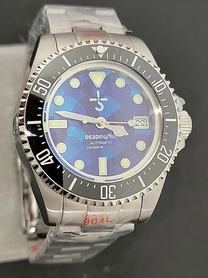 Автоматические часы PowerBy SEIKO с гелиевым спасательным клапаном на заказ NH35 43 мм - Изображение 3 из 4