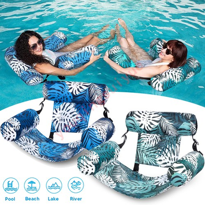 #ad #ad Swimming Pool Foldable Inflatable Seats Water Floating Bed Chair Beach Home Use $16.98