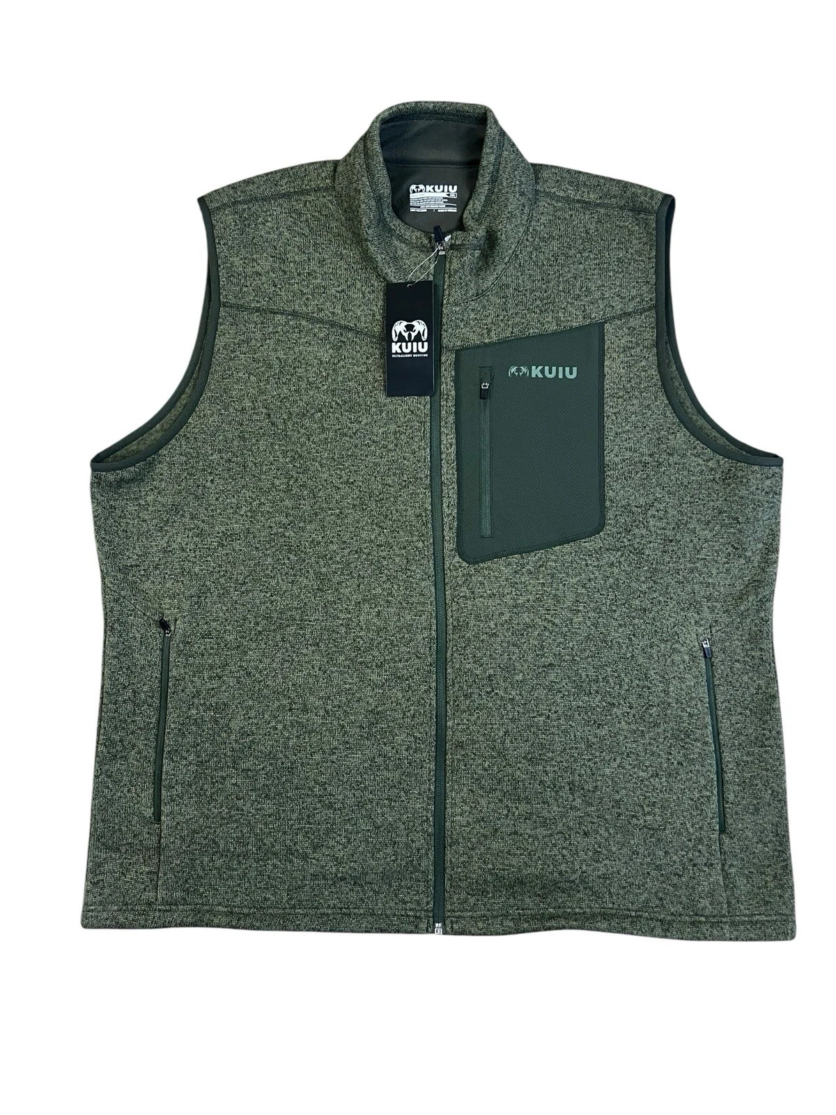 Kuiu Base Camp High Loft Sweater Fleece Vest Men 3XL Olive Full Zip NWT
Opens in a new window or tab