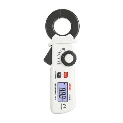 White DT-9810 Leakage Current Tester 30mm Mini Clamp AC Automatic Current Meter