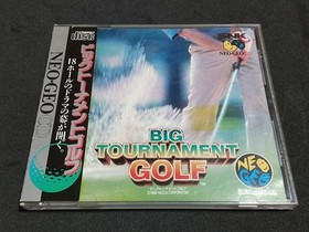 BIG TOURNAMENT GOLF Neo Geo CD SNK Instruction Manual/Outer Cover