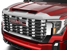 For Chevy Silverado 1500 2007-2013 Husky 2892002 Aeroskin Chrome Hood Shield