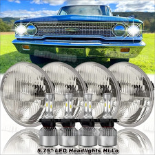 For Ford Galaxie 500 1962-1974 Dot 4pcs 5.75 5-34 Round Led Headlights Upgrade For Ford Galaxie 500 1962-1974 Dot 4pcs 5.75 5-34 Round Led Headlights Upgrade