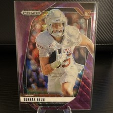 Panini 2025 Prizm Draft Gunnar Helm Purple Wave Rookie #128 Longhorns Football