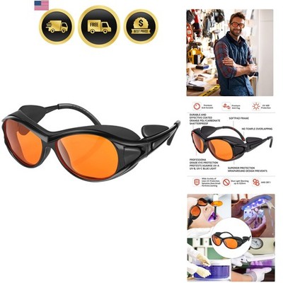 Professional UV Light Safety Glasses for 90nm-490nm wavelength UV lamps, UVC ...