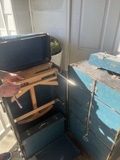 Antique 1912 Steamer Trunk