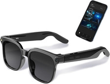 6 in 1 AI Smart Glasses with Camera,8Mp HD Video Recording Glasses, AI Voice Ass