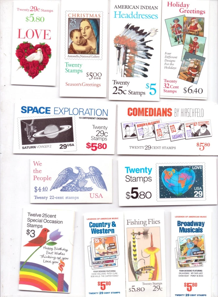 US 21 COMPLETE VINTAGE BOOKLETS ALL UNOPENED, XF SCV $250+ FACE VALUE $111.00+ - Image 2 of 3