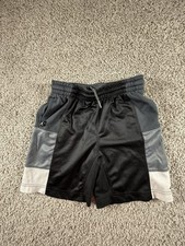 Vintage Jordan Basketball Shorts Black  Jumpman Logo Kids Medium