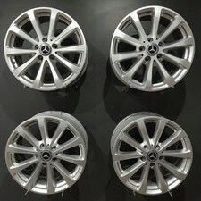 4x Alufelge 17 Zoll 7.5" 5x112 40ET Glanz Silber A2134011300 Mercedes-Benz W213