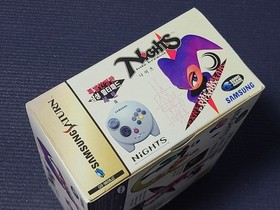 Samsung Saturn Sega Nights Into Dreams Retro Game Box Set Korea Version Console