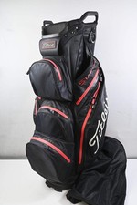 Titleist StaDry Cart Bag / 14-Way Divider / Black & Red