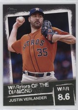 2020 Topps Warriors of the Diamond Justin Verlander #WOD-26 00jz