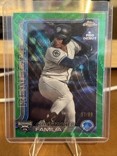 2025 Topps Pro Debut Chrome Christopher Familia Green Refractor SP 57/99 #PDC118