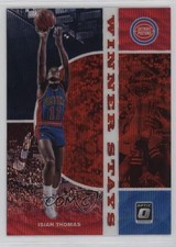 2019 Panini Donruss Optic Winner Stays Red Wave Prizm Isiah Thomas #19 HOF 1hs2