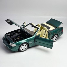 Norev 1:18 Mercedes Benz Benz SL500 1999 Green Alloy Car Model 