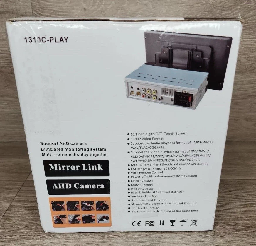 Mirror Link AHD Camera 1310C-PLAY CAR SMART Ai VOICE MP3 MP5 TOUCH DVR - Image 2 of 4