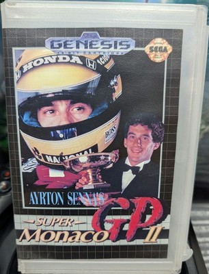 Super Monaco GP II (Sega Genesis, 1990) Rental Box See Description