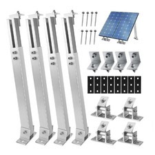 4x Nuasol Aufständerung 15-30° Solarmodul Halterung Balkonkraftwerk Flachdach PV