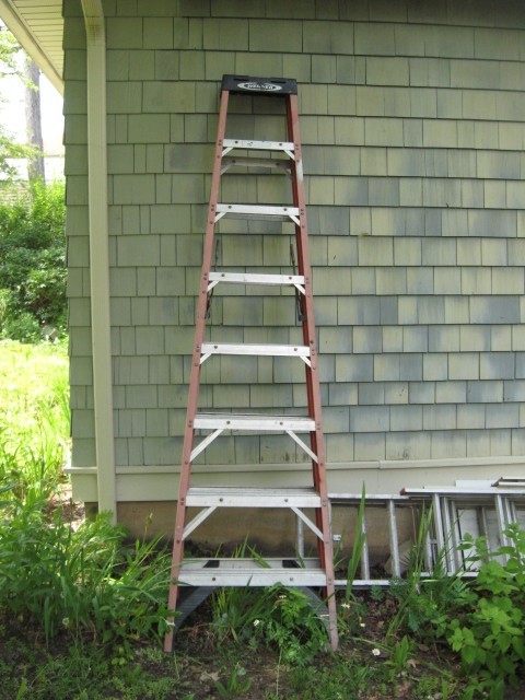 Eight Ft WERNER STEP LADDER, Very STURDY, VGC