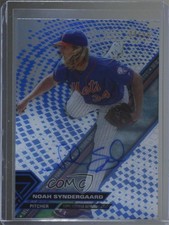 2017 Topps High Tek Blue Rainbow Auto /50 Noah Syndergaard #HT-NS Auto 00jz